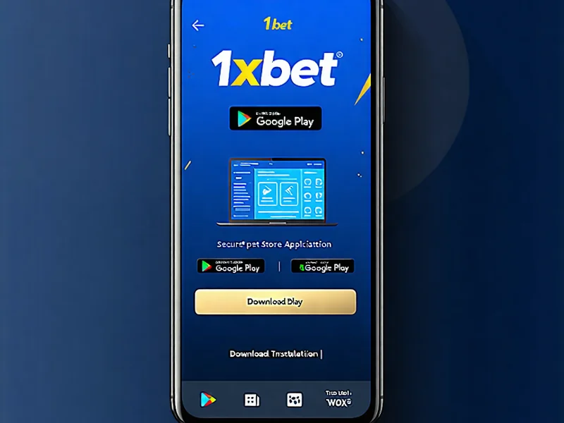 Hình ảnh minh họa quá trình tải và cài đặt ứng dụng 1xBet trên điện thoại di động