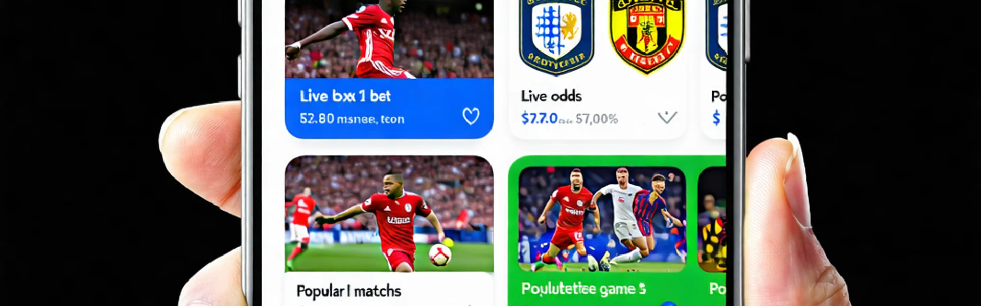 Hình nền khuyến mãi ứng dụng 1xBet, điện thoại hiển thị giao diện 1xBet