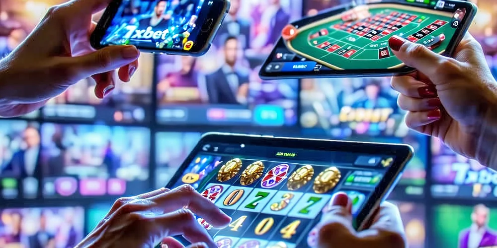 Người chơi tận hưởng các trò chơi cá cược đa dạng trên 1xBet
