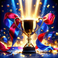 Tiền thưởng đặc biệt 1xBet theo sự kiện, biểu tượng cúp vàng