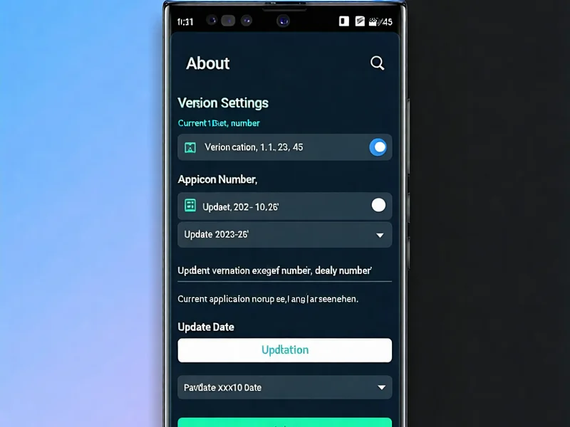 Hình ảnh kiểm tra phiên bản ứng dụng 1xBet hiện tại trên điện thoại Android