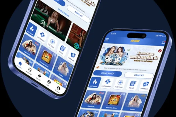 Giao diện ứng dụng 1xBet trên điện thoại