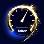 Biểu tượng đồng hồ bấm giờ và tốc độ, minh họa tốc độ của 1xBet app