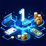 Hình ảnh mô tả việc nạp tiền lần đầu vào tài khoản 1xBet