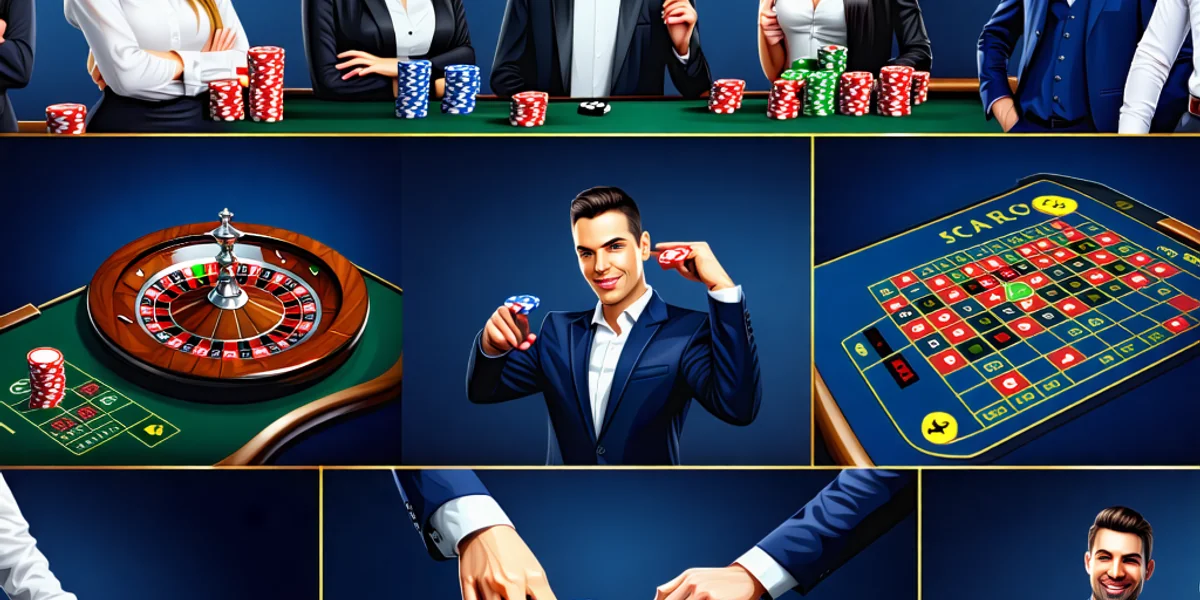 Hình ảnh tổng hợp các trò chơi sòng bạc trực tiếp phổ biến tại 1xBet, bao gồm Baccarat, Roulette, Blackjack và game show.