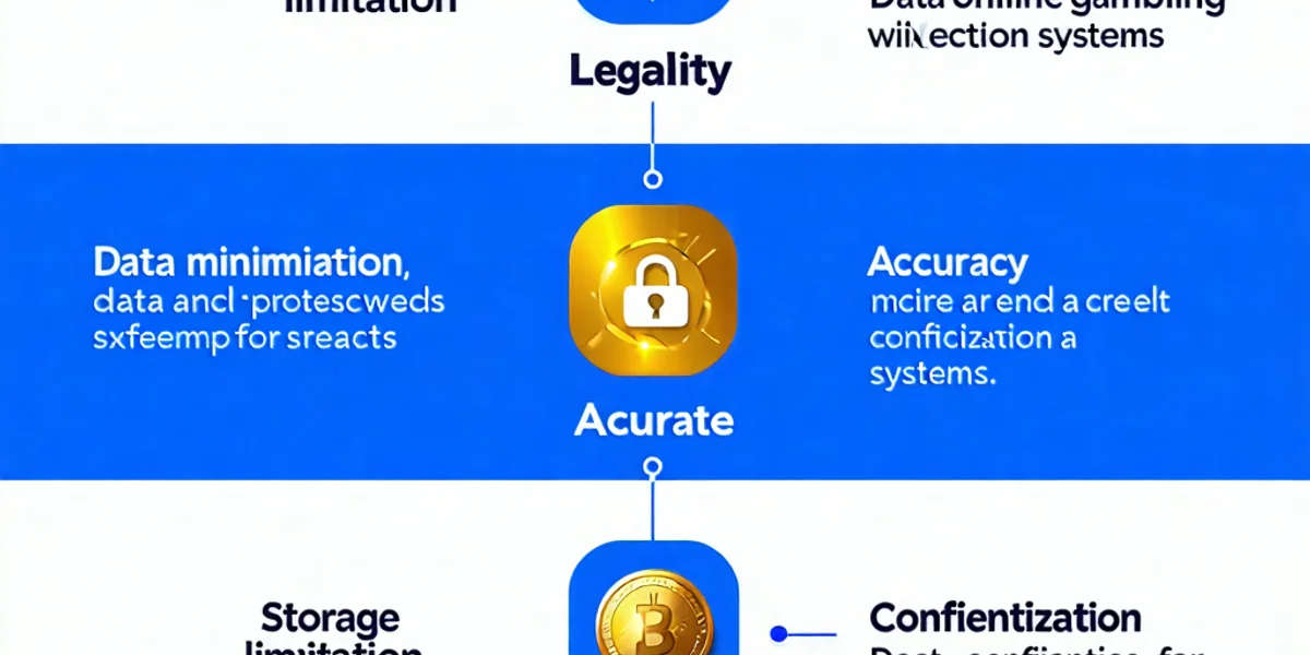 Minh họa các nguyên tắc bảo vệ dữ liệu GDPR mà 1xBet tuân thủ