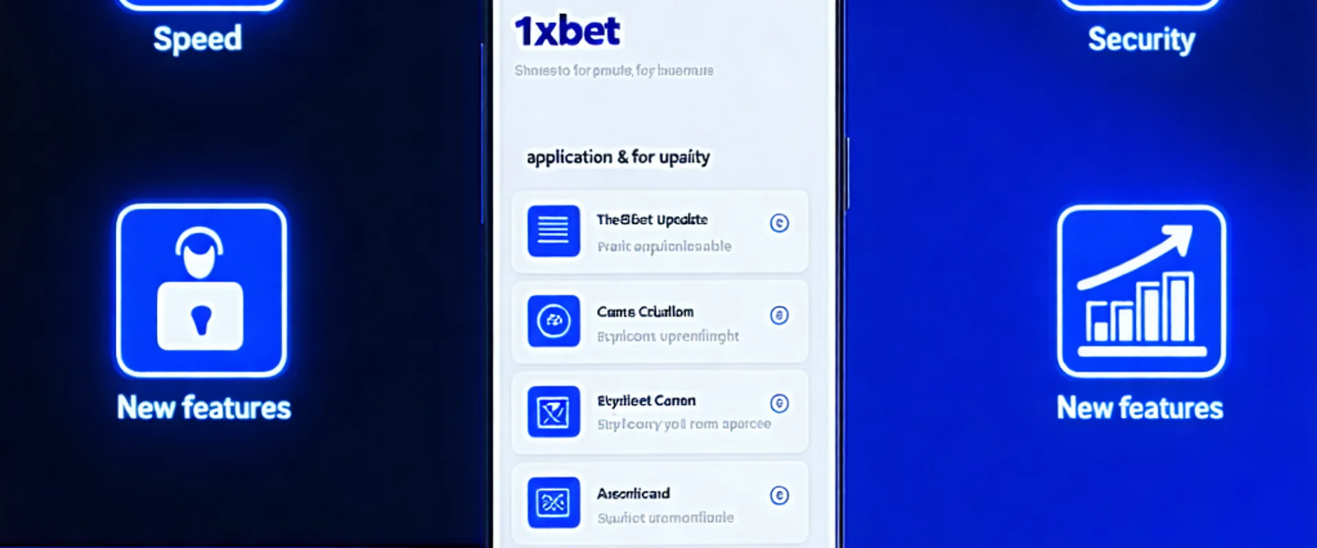 Hình ảnh banner hướng dẫn cập nhật ứng dụng 1xBet mới nhất