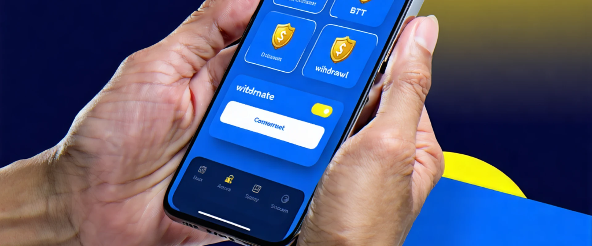 Hình ảnh tổng quan về quy trình nạp rút tiền an toàn tại 1xBet