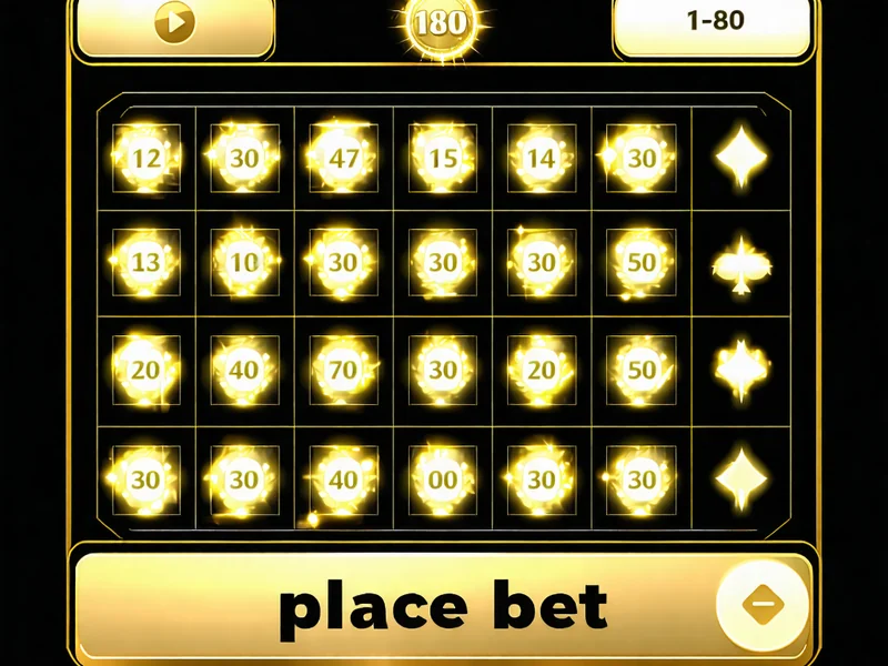 Hình ảnh trò chơi Keno trên 1xBet
