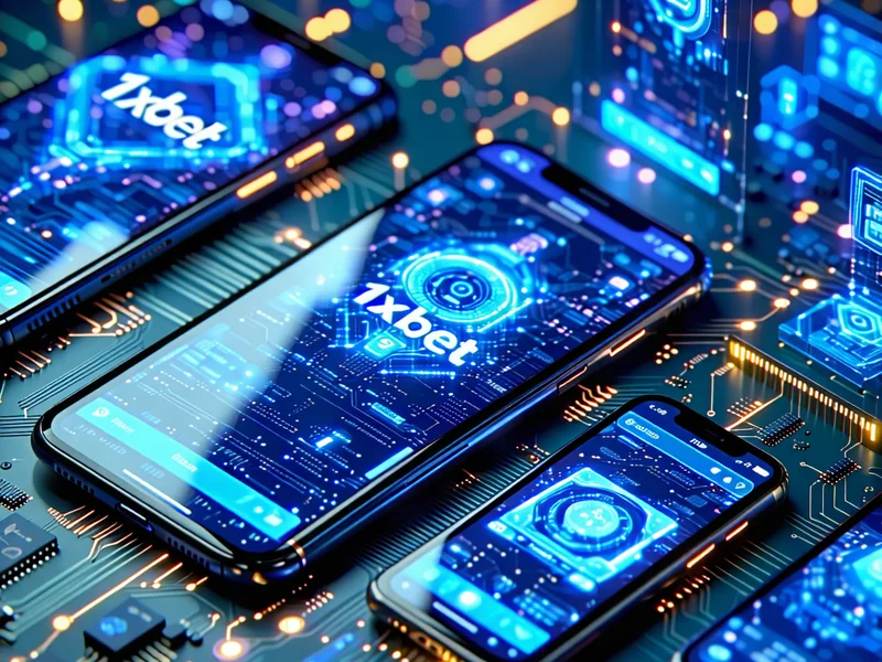 Hình ảnh thể hiện sự đổi mới công nghệ và các cột mốc phát triển của 1xBet