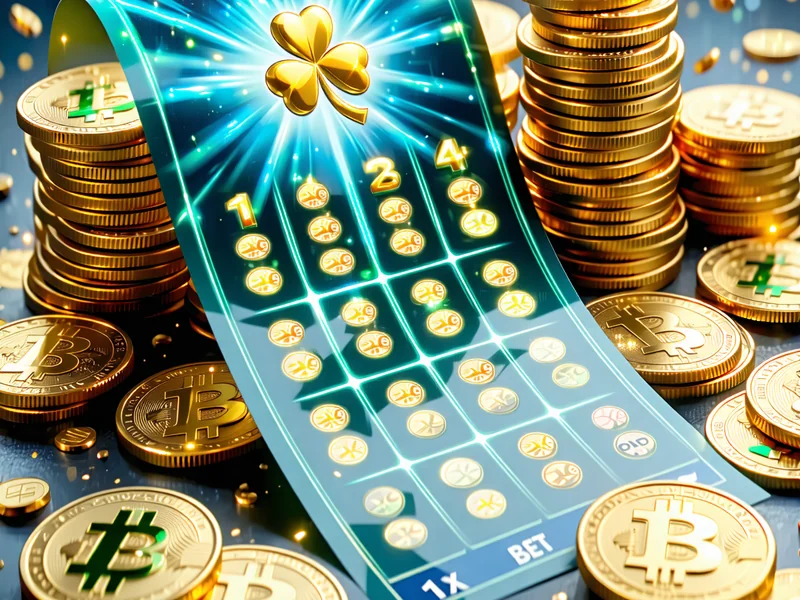 Vé số và biểu tượng xổ số trực tuyến 1xBet