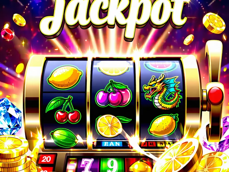 Màn hình máy đánh bạc đầy màu sắc với biểu tượng 1xBet