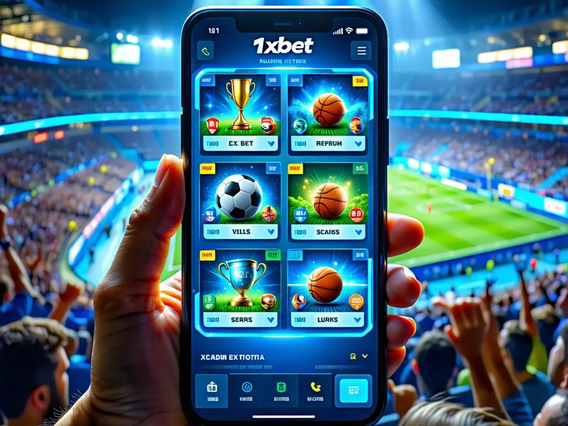 Người hâm mộ theo dõi cá cược thể thao trên ứng dụng 1xBet