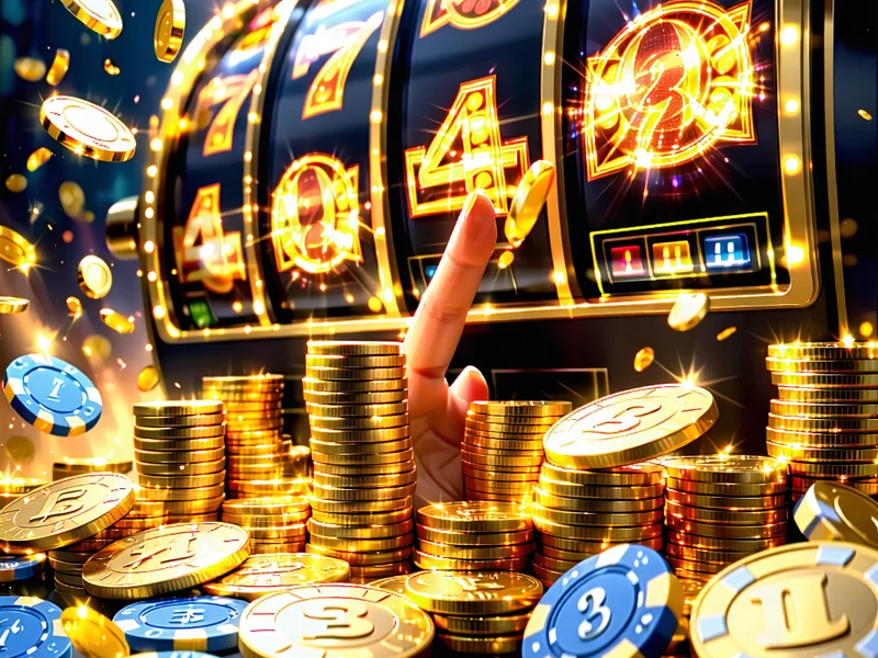 Hình ảnh minh họa jackpot lũy tiến với số tiền lớn đang chờ đợi người chiến thắng