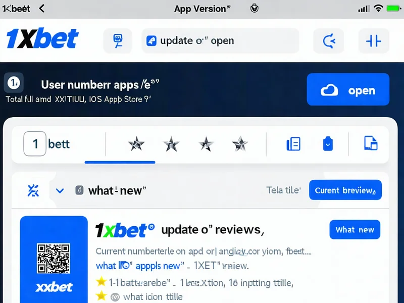 Cập nhật ứng dụng 1xBet cho iOS qua App Store
