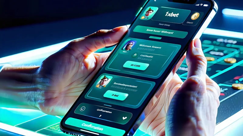 Hình ảnh minh họa quy trình rút tiền từ tài khoản 1xBet